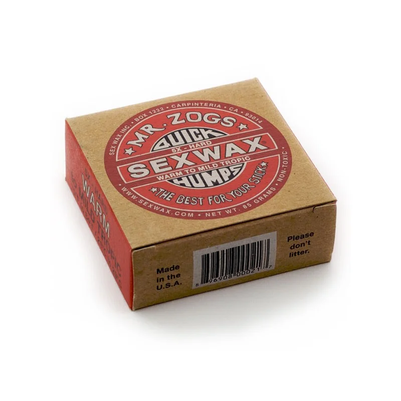 Sex Wax - Quick Humps 5x Hard - Warm to Mild Tropic 21° à 29° Dernier Modèle