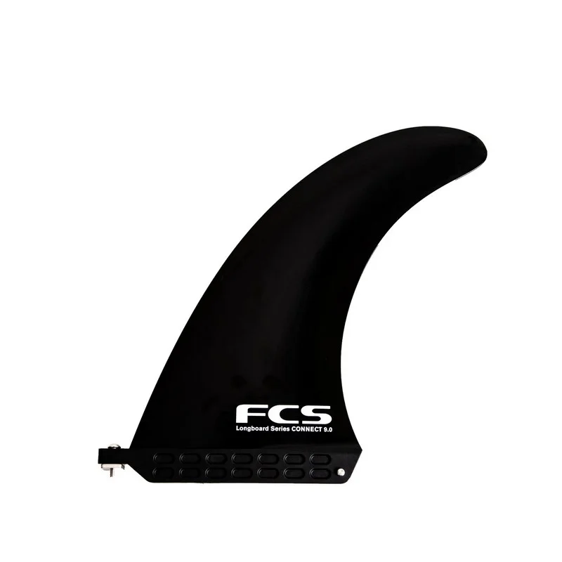 Expédition Rapide Single FCS 2 Connect screw & plate GF Longboard Fins Black
