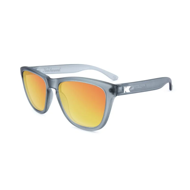 Offre Limitée Lunette Knockaround - Frosted Grey / Red Sunset Premiums