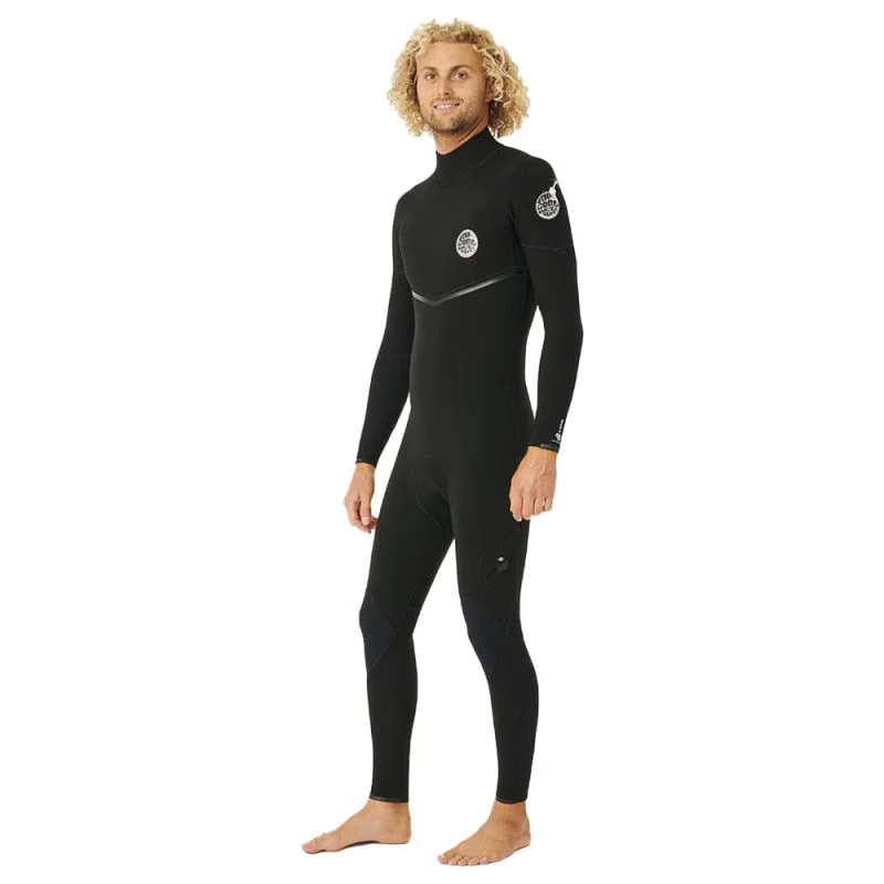 Combinaison Rip Curl - E Bomb 5/3mm Back Zip - Black 2025 Must-Have