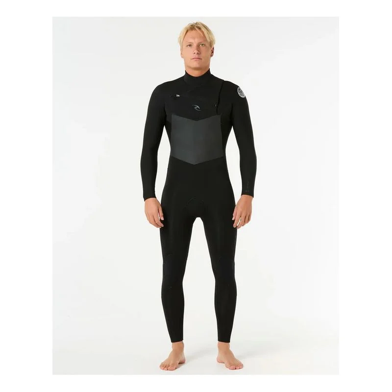 Usine Directe Combinaison Rip Curl - Dawn Patrol 4/3mm Chest zip - Black 2025