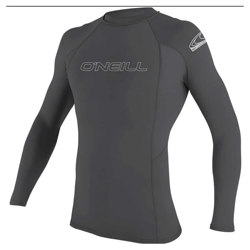 Top Vente Lycra O‘neill Manches Longues - Basic Skins L/S - Sun Shirt - Graphite