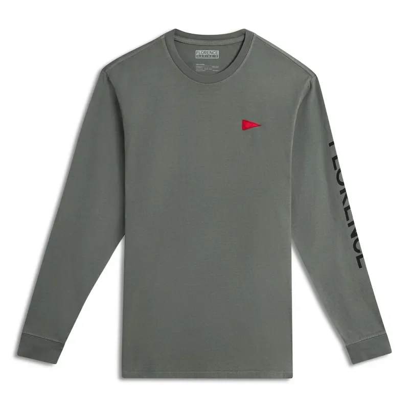 Florence Ls T-shirt Dark Sage Certifié