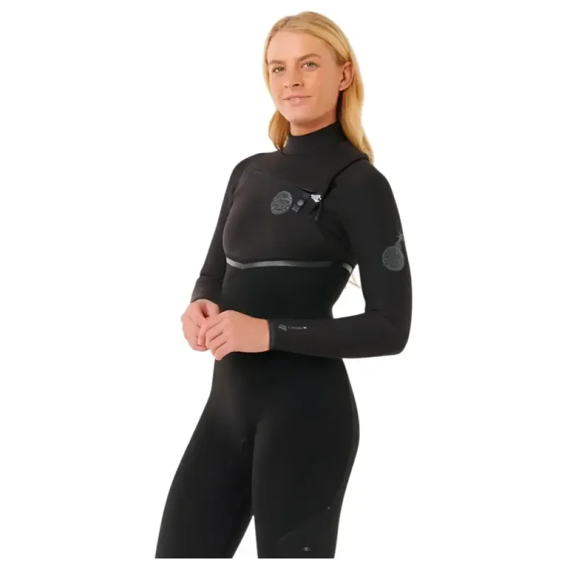 Petit Prix Combinaison Rip Curl Womens E-Bomb Chest Zip 4/3
