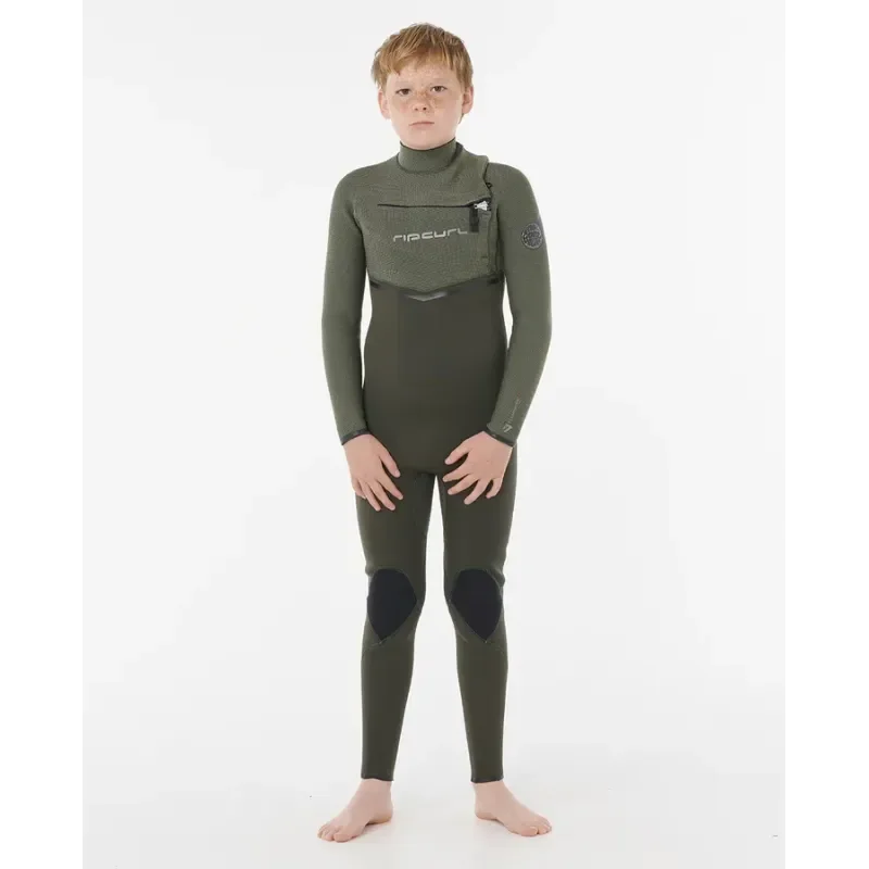 Combinaison Rip Curl Junior Flash Bomb Pro 4/3 Zip Poitrine Pas Cher