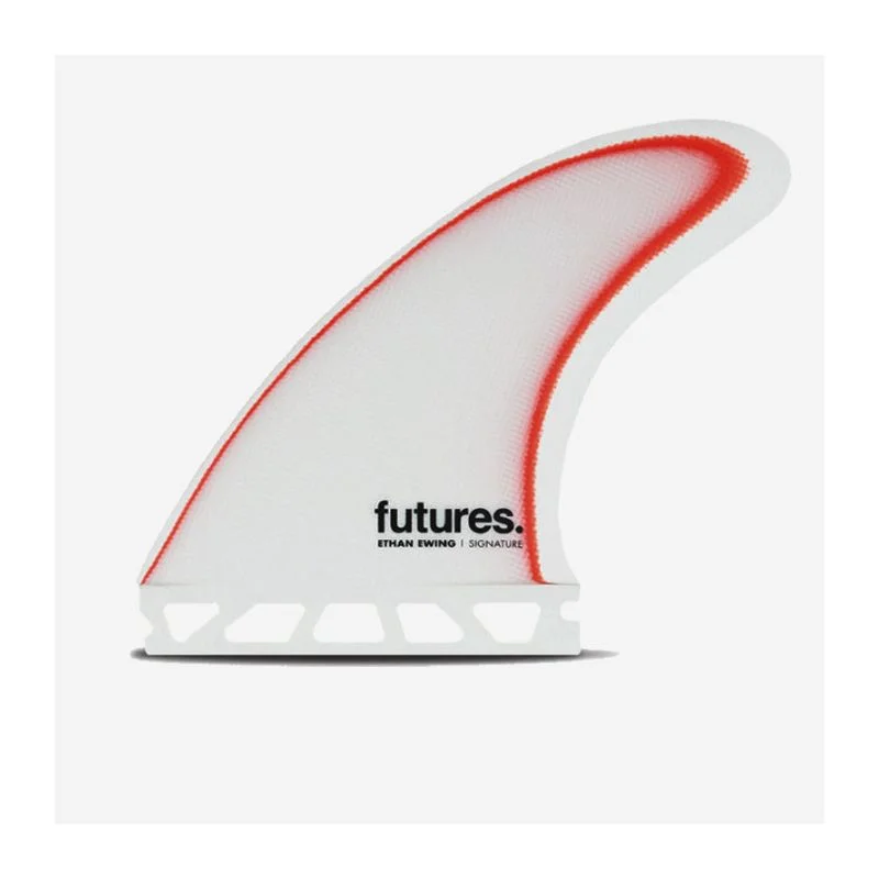 Promotion Saisonnière Dérives Thruster - Ethan Ewing Large Control Series fiberglass White & Red, FUTURES.