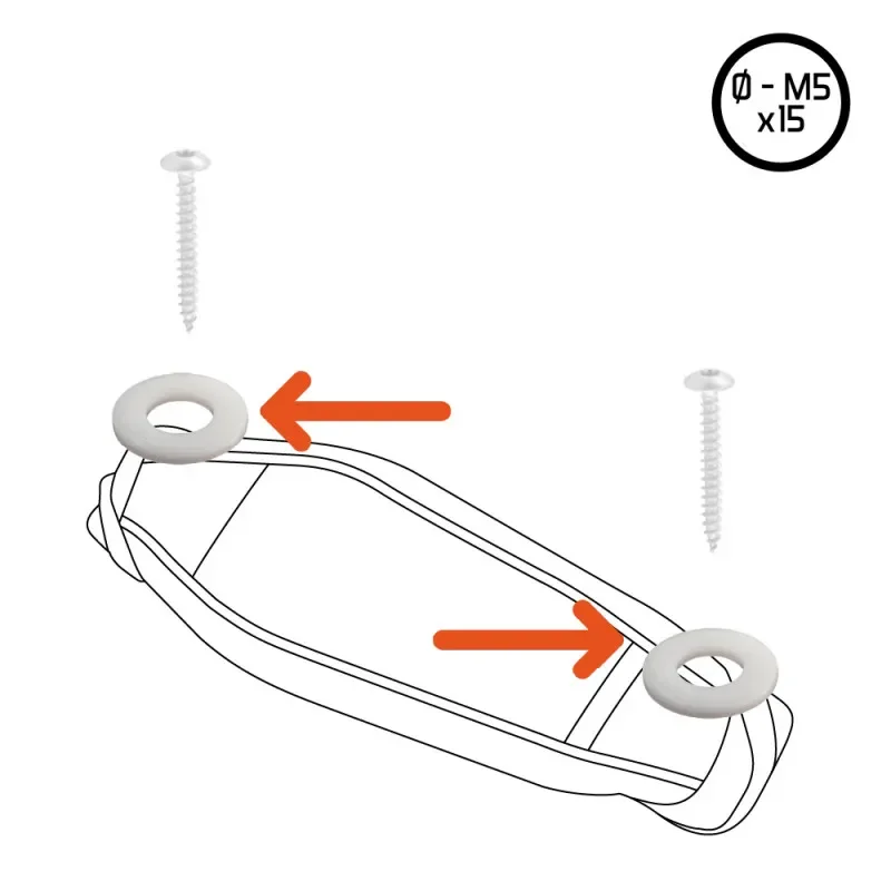 Rondelle nylon pour footstraps Prix Bas