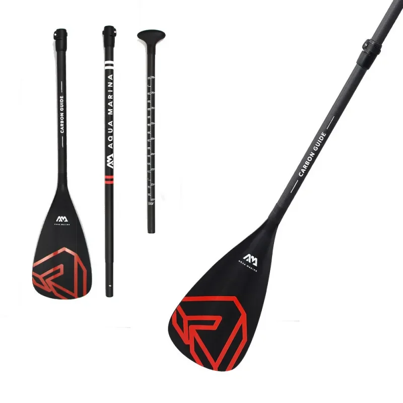 PAGAIE SUP AQUA MARINA 70% CARBON GUIDE 3 PARTIES Affaire À Saisir