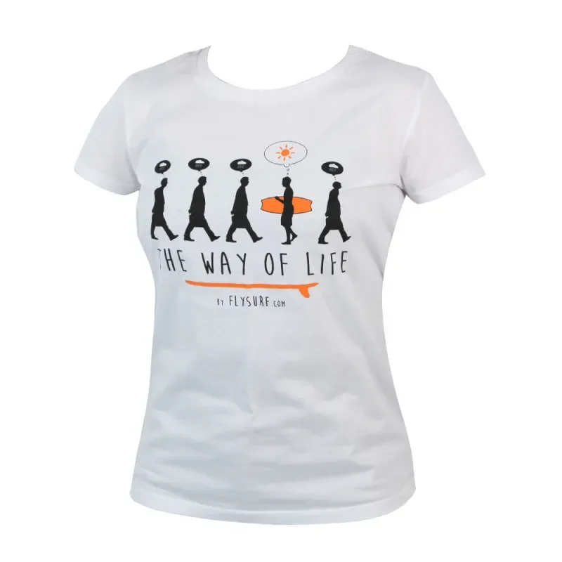Nouvel Arrivage T-SHIRT THE WAY OF LIFE FEMME BLANC