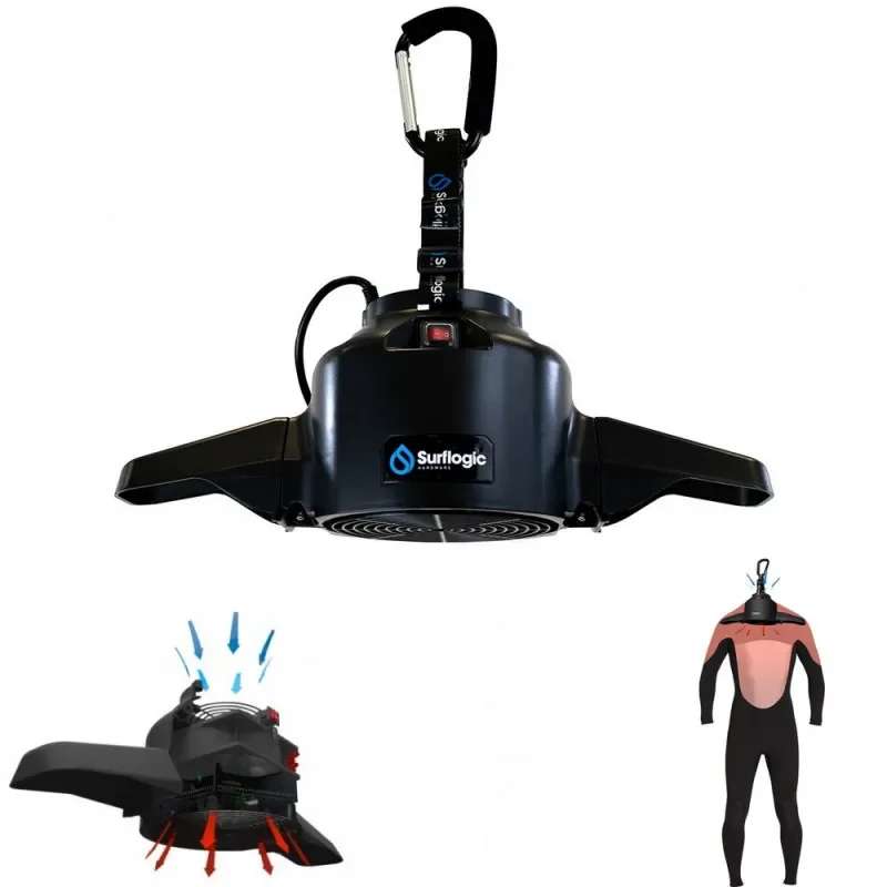Petit Prix CINTRE SECHOIR ELECTRIQUE SURFLOGIC WETSUIT PRO DRYER POUR COMBINAISON V2