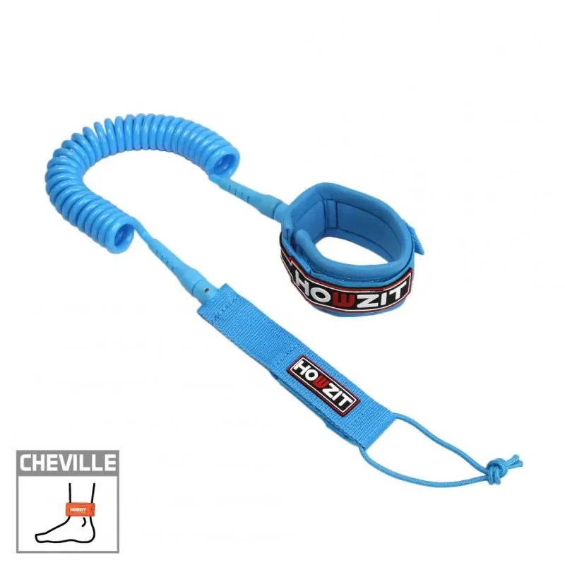 Prix Réduit LEASH DE SUP HOWZIT COIL BLEU
