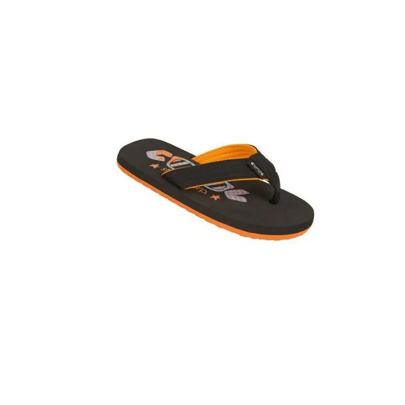 Commander Maintenant TONGS COOL SHOE DONY BOY ENFANT NOIR ORANGE