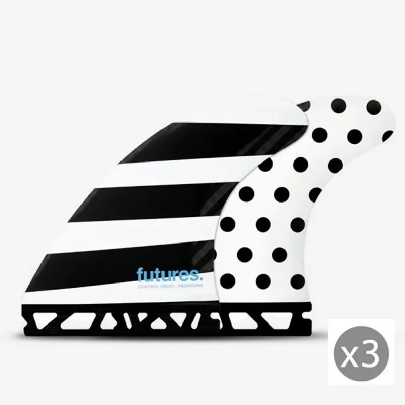 AILERONS SURF FUTURES FINS JACK FREESTONE CONTROL SERIES Thruster Solde