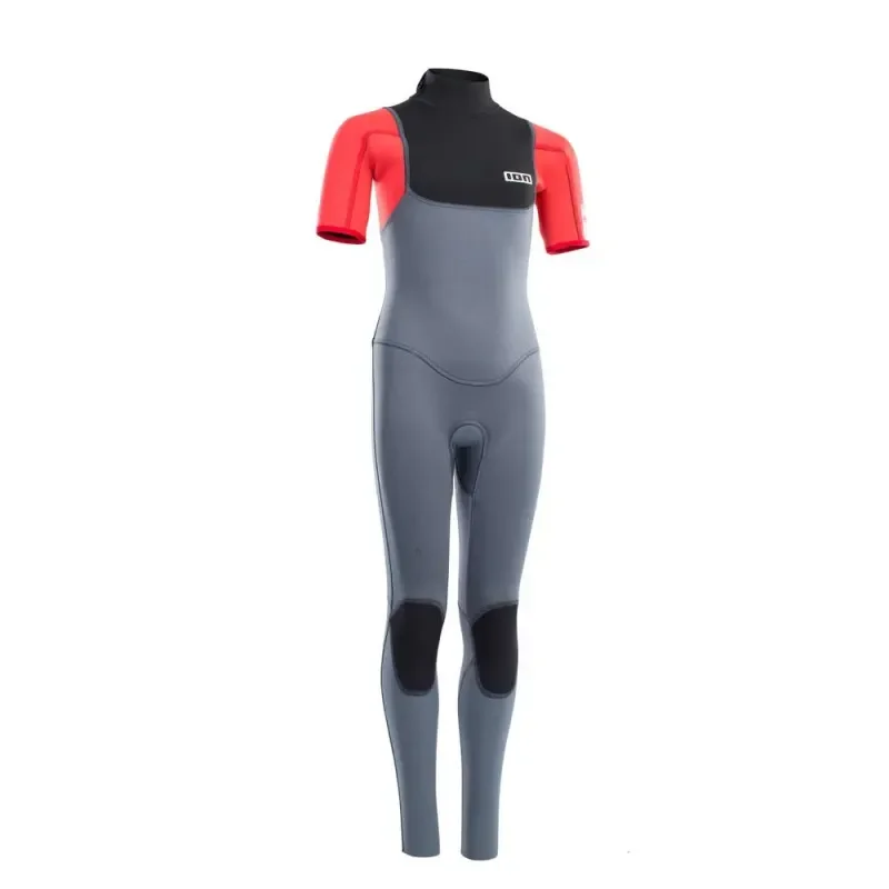 COMBINAISON ION CAPTURE JUNIOR STEAMER 3/2 BACKZIP BLEU/ROUGE/NOIR Super Prix
