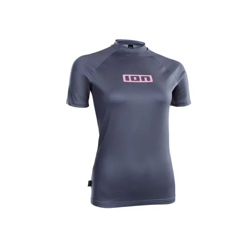 LYCRA FEMME ION MANCHES COURTES BLEU GRIS Prix Réduit