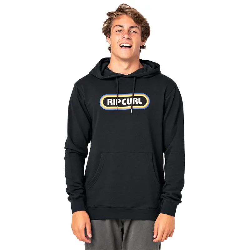 SWEAT A CAPUCHE RIP CURL HEY MUMA NOIR Usine Directe