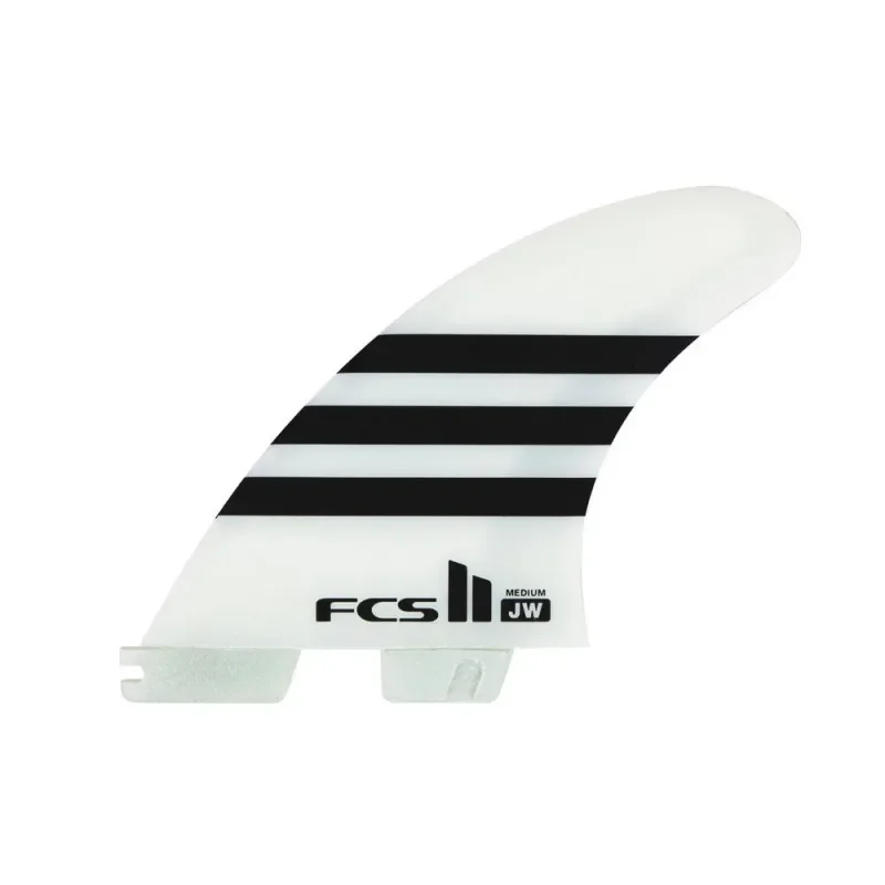 AILERONS SURF FCS II JULIAN WILSON PC NOIR/BLANC Thruster Nouvel Arrivage