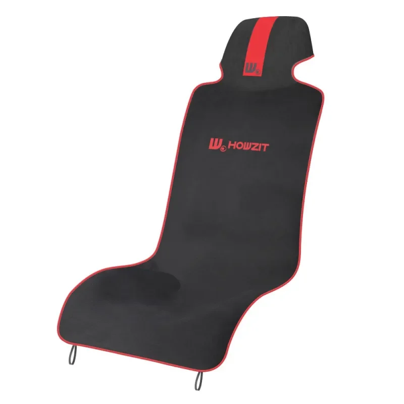 Housse de siège voiture universelle HOWZIT - noir/rouge Livraison Express