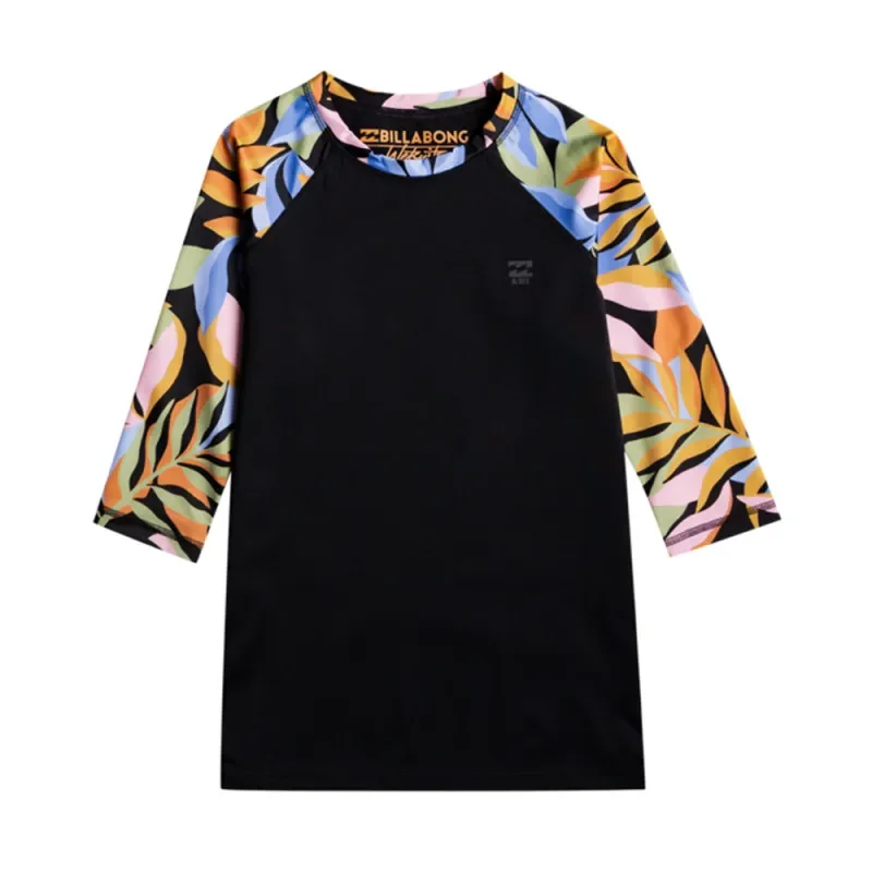 Petit Prix Lycra Femme Billabong Adiv manches courtes noir