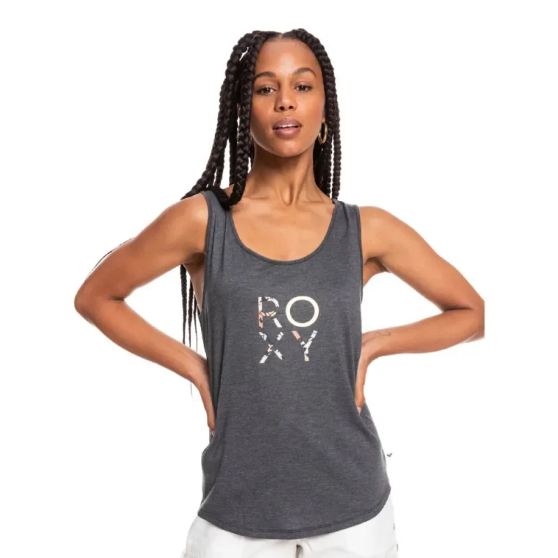 Commande En Gros T-shirt sans manche Losing my mind noir Roxy