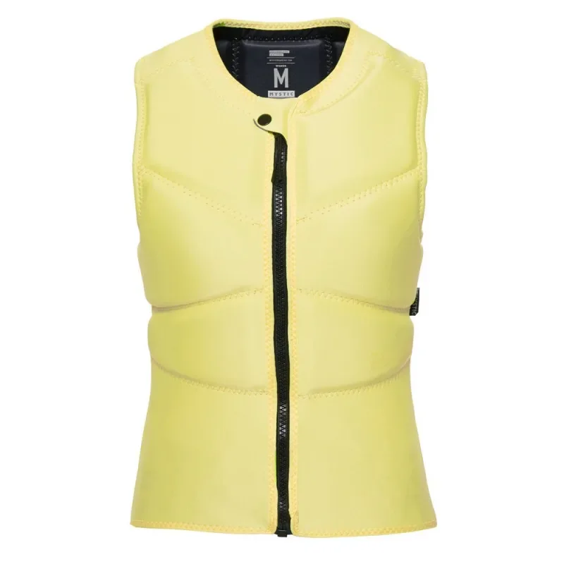 Quantité Limitée Gilet Impact Femme Kitesurf Mystic Star frontzip jaune
