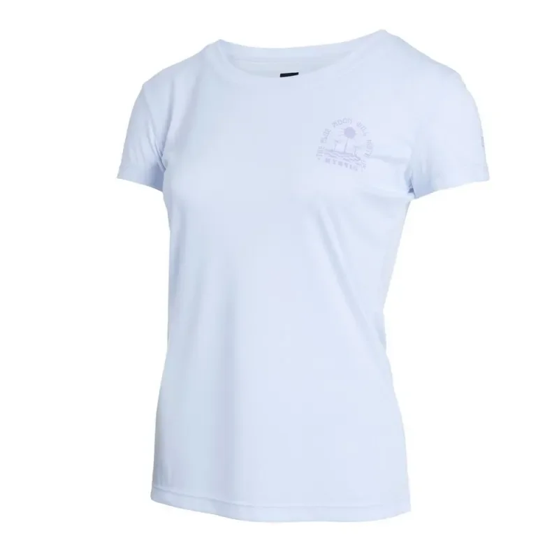Wetshirt Femme Mystic Ignite manches courtes blanc Livraison Express
