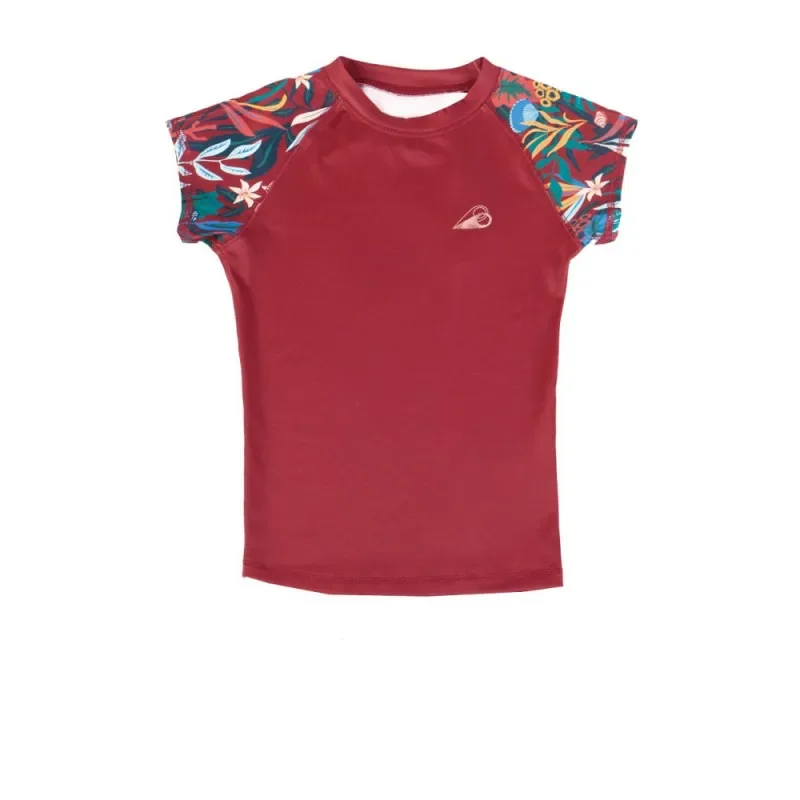 Nouvelle Collection Lycra Sooruz manches courtes Shelili Burgundy