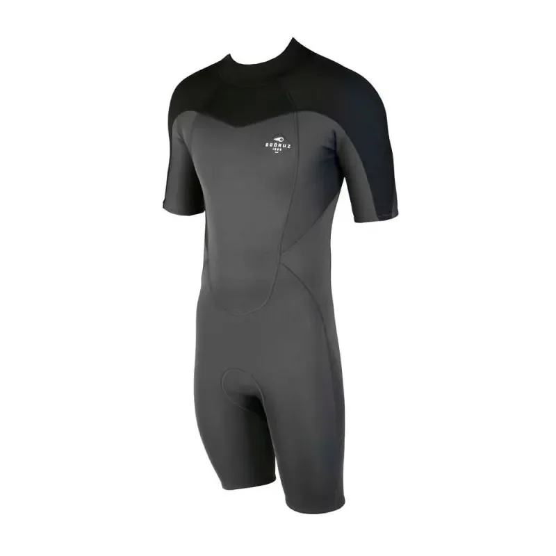 Dernier Modèle Shorty Néoprène SOORUZ FLY 2/2 Back Zip Gris