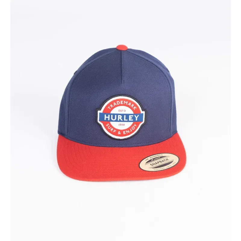 CASQUETTE HURLEY UNDERGROUND BLEU/ROUGE Meilleure Vente
