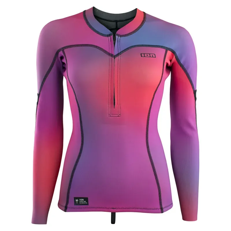 TOP NÉOPRENE FEMME ION ZIP 1.5MM ROSE DARK Super Prix