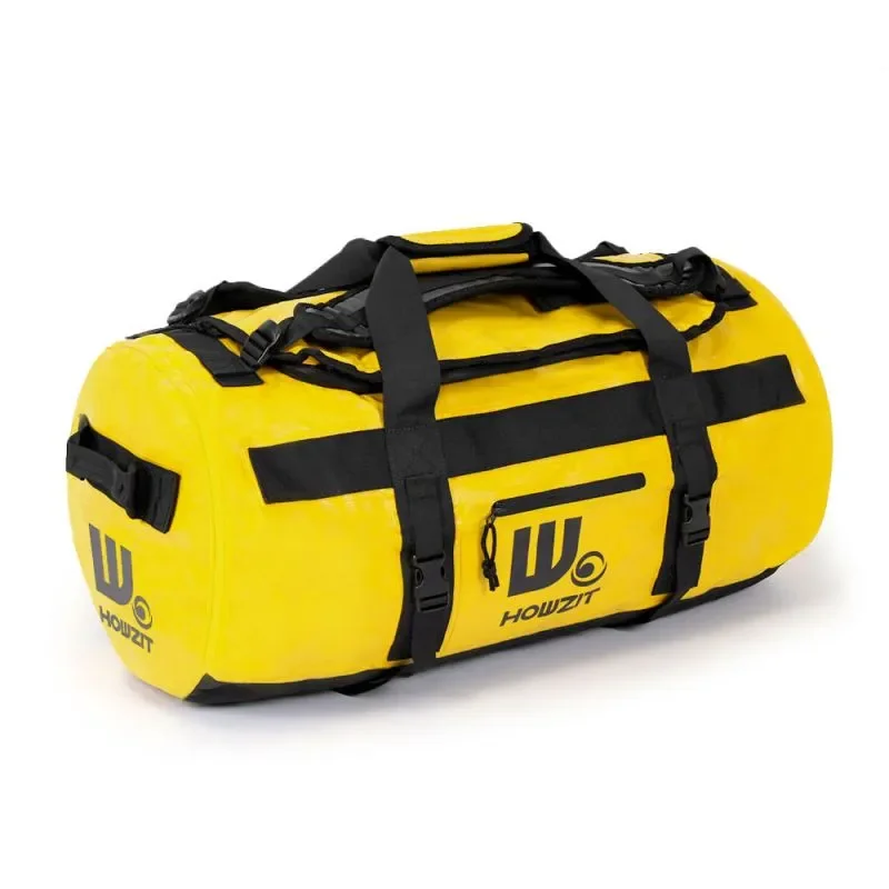 Prix Cassé SAC DE VOYAGE ÉTANCHE DUFFEL BAG 60L HOWZIT - JAUNE