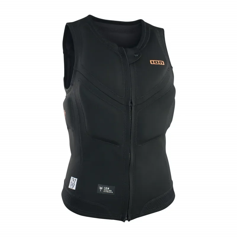 Top Vente Gilet Impact Femme ION LUNIS Front Zip Noir