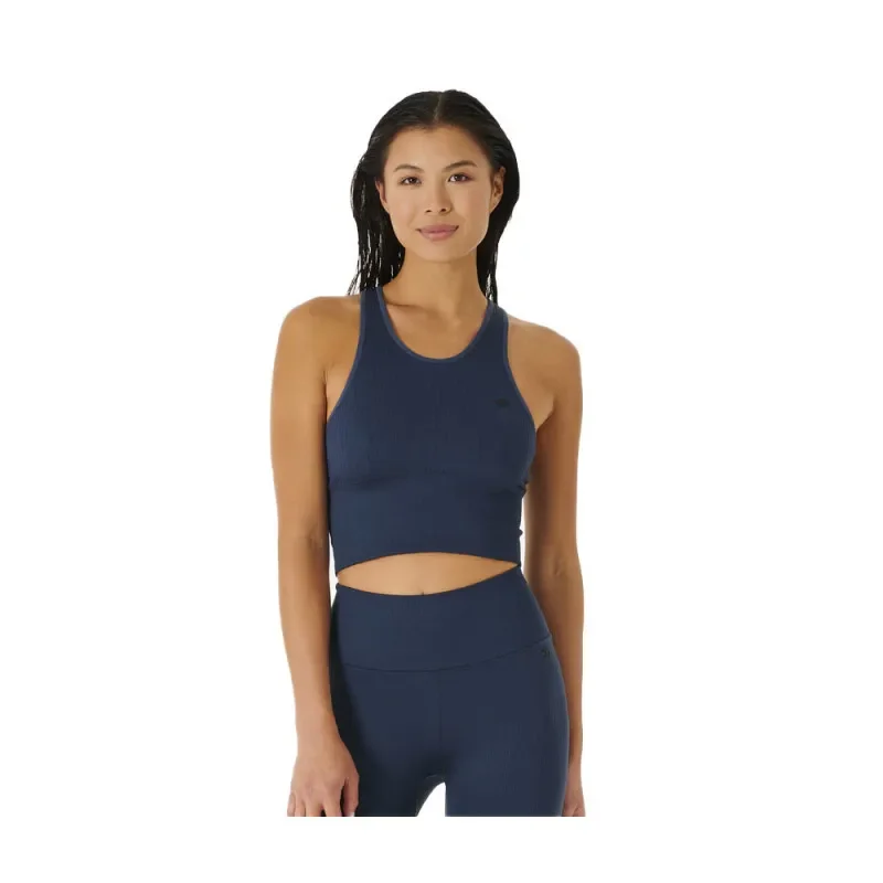 Authentique T-SHIRT FEMME RIPCURL RSS DUNES BLEU MARINE