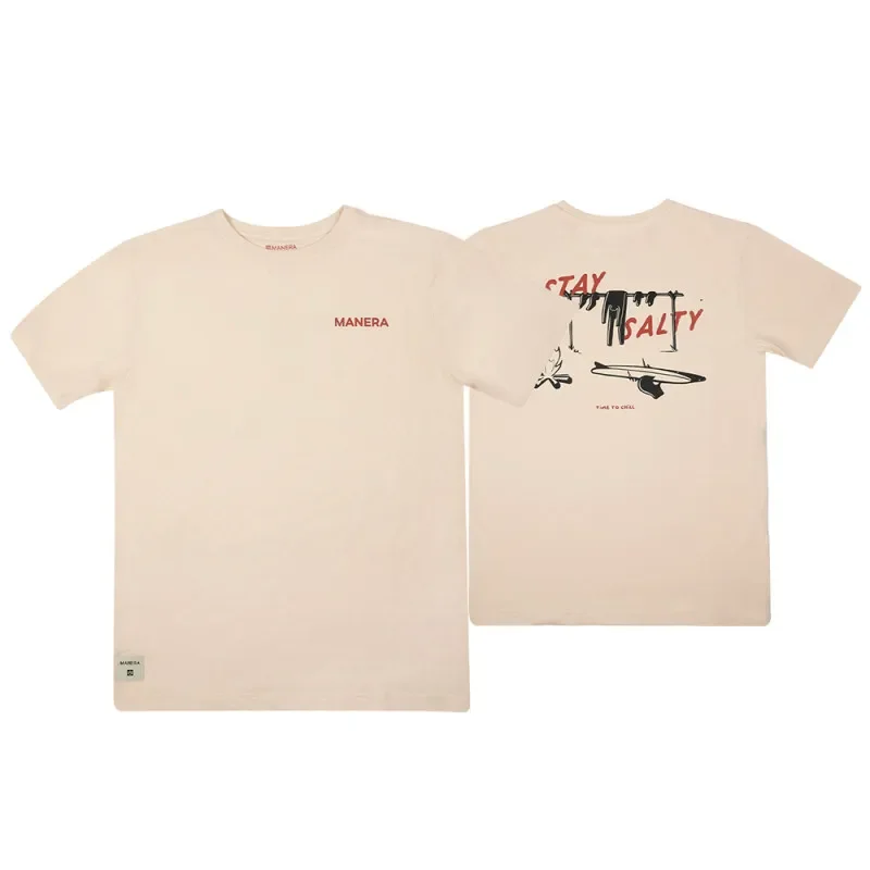 Offre Spéciale T-SHIRT MANERA STAY SALTY BEIGE