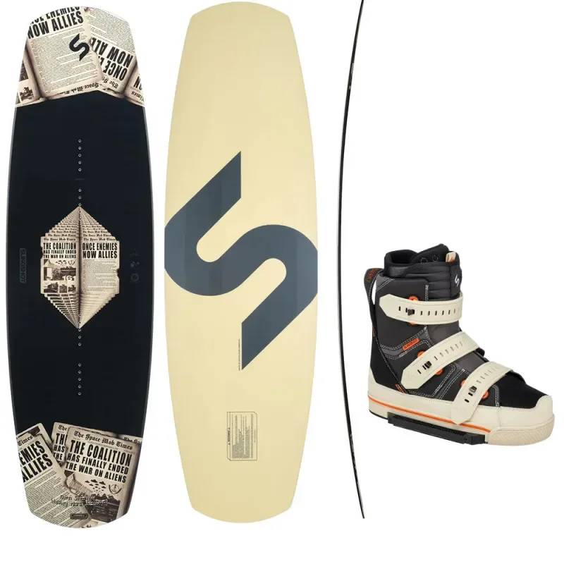 Seulement Aujourd'hui PACK WAKEBOARD SLINGSHOT 2025 COALITION + CHAUSSES SPACE MOB