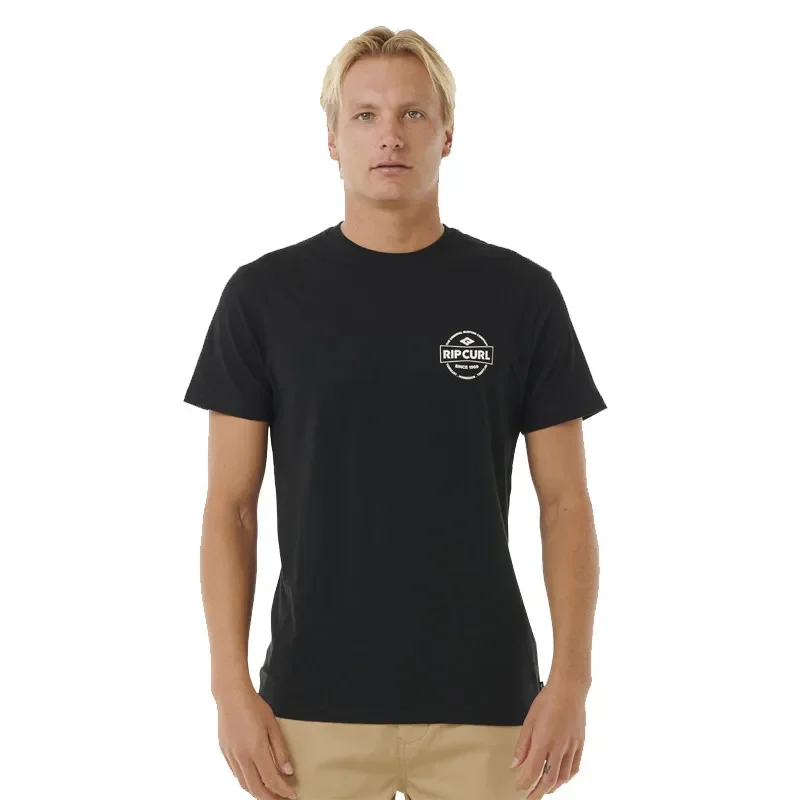 Livraison Express T-shity manches courtes rip curl staple noir