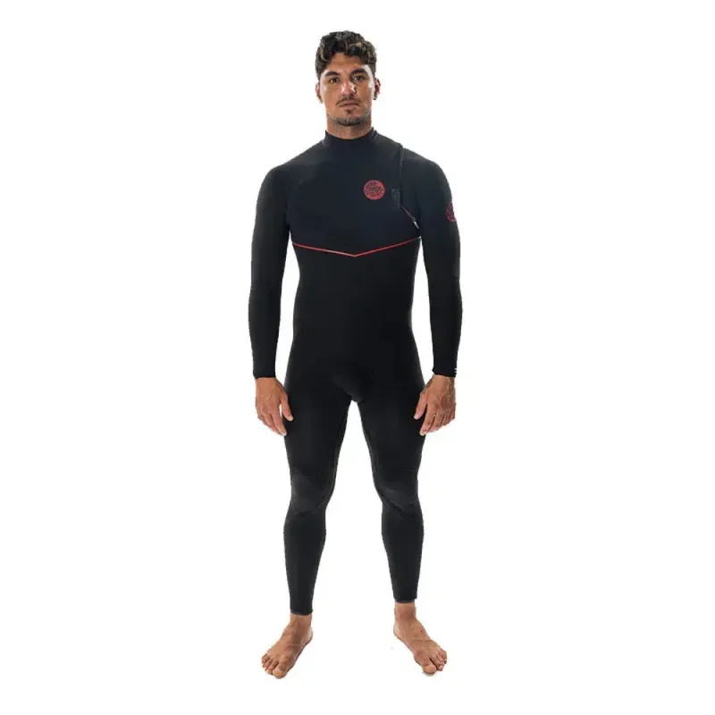 Authentique Combinaison rip curl fbomb fusion gb 4-3 zip free noir