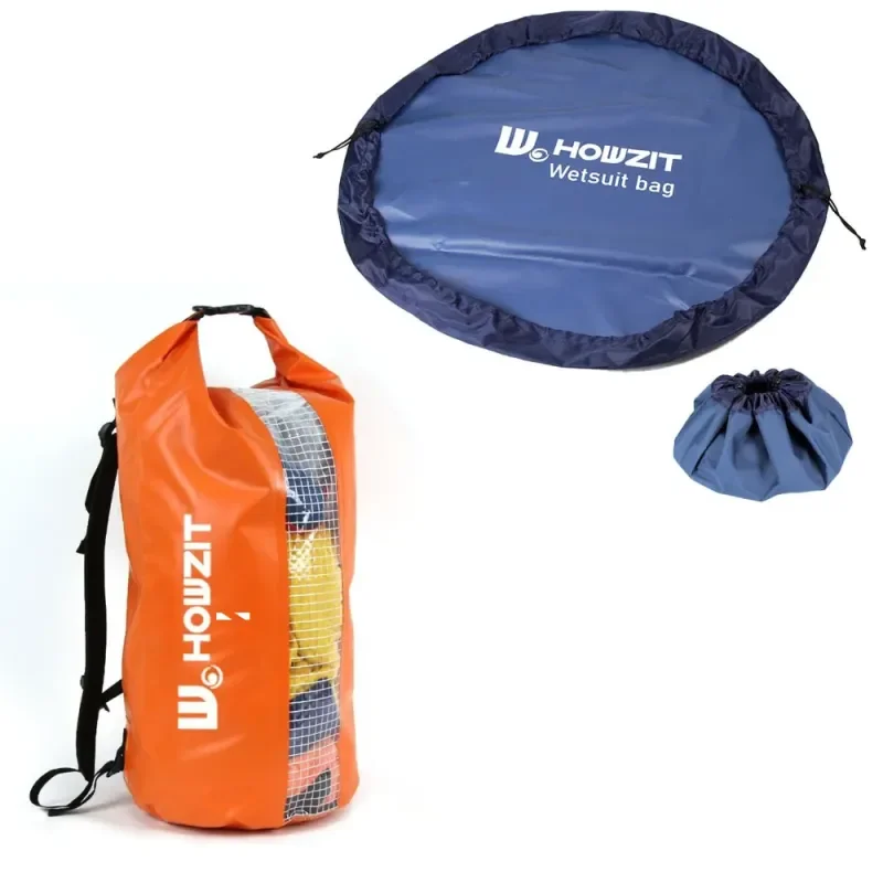 Nouvel Arrivage PACK SAC ÉTANCHE HOWZIT 30L + SAC A COMBINAISON HOWZIT BLEU