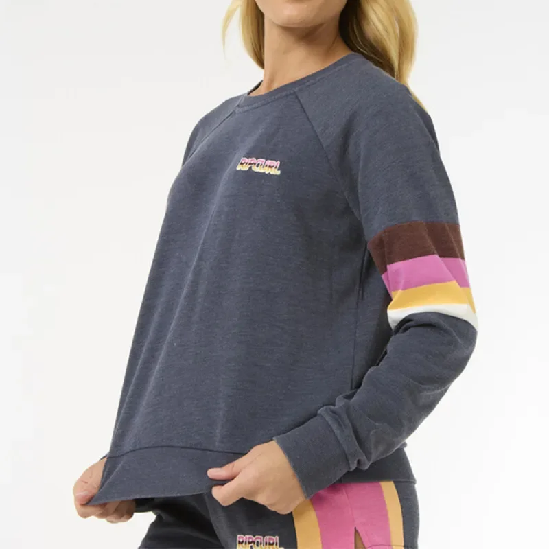 Sweat femme rip curl las dalias navy Prix Bas