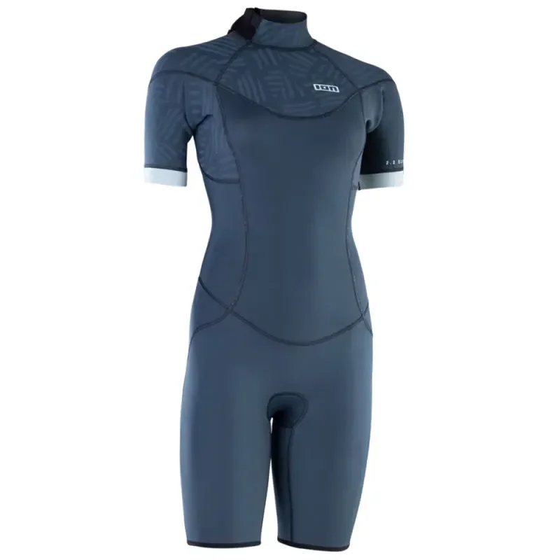 Shorty neoprene femme ion element 2-2 ss backzip steel blue Vente Directe