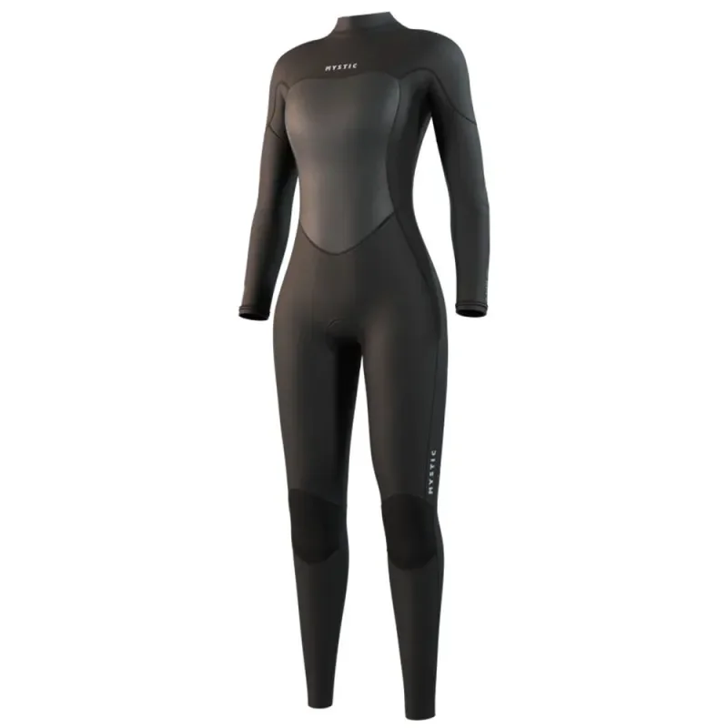 Dernier Modèle Combinaison neoprene femme mystic brand flatlock 3-2 backzip 2026 noir