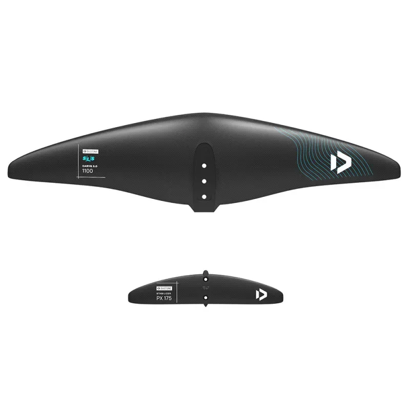 Set de wingfoil duotone aile avant carve 3.0 sls + stabilisateur 2025 Prix Choc