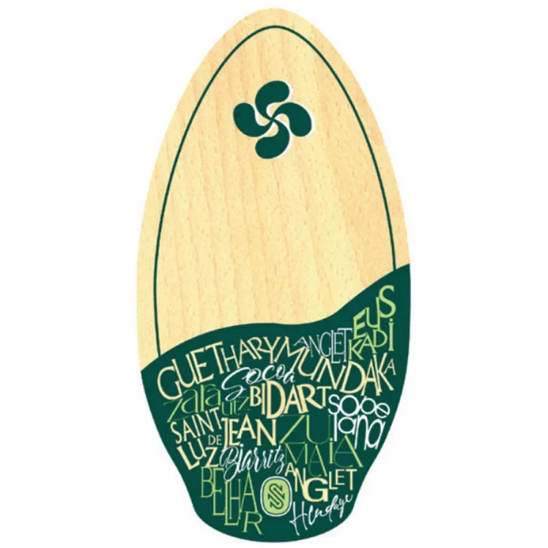 Populaire Skimboard skim one wood plywood basque