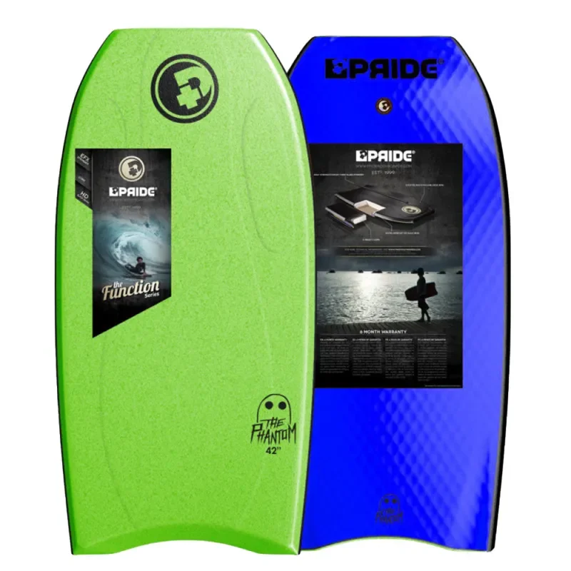 Paiement Sécurisé Bodyboard pride the phantom s-reac ii hd lime vert