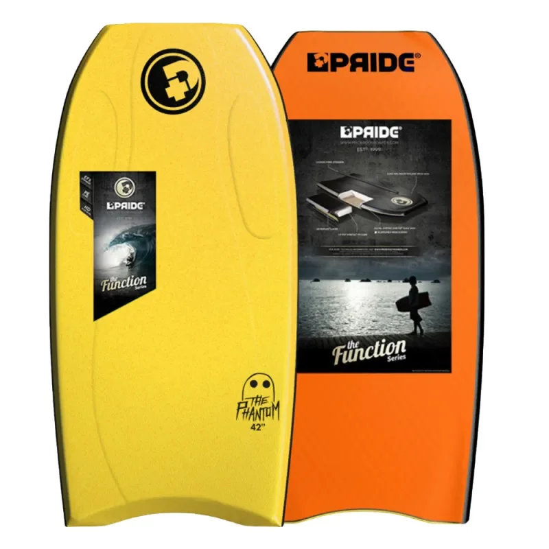 Bodyboard pride the phantom s-reac ii hd jaune Prix Choc