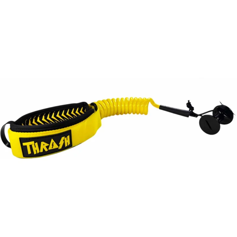 Prix Cassé Leash de bodyboard Thrash Biceps V-Grip XL Yellow/Black