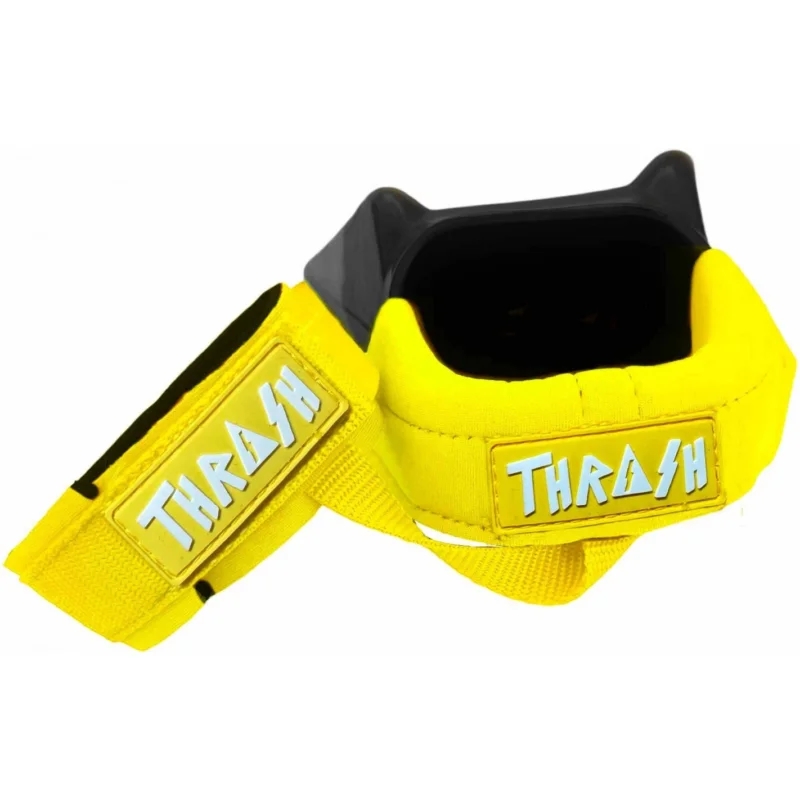 Leash de palmes de bodyboard Thrash avec Heel Pad Combo Yellow Acheter En Ligne