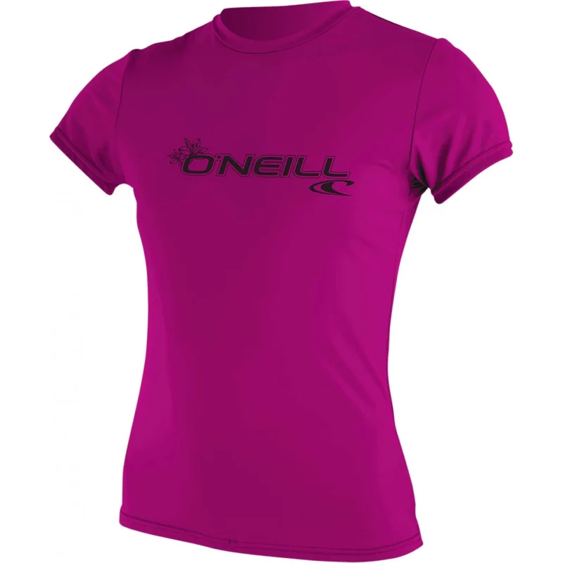 Meilleur Prix Tee-Shirt UV O´Neill Womens Basic Skins Pink