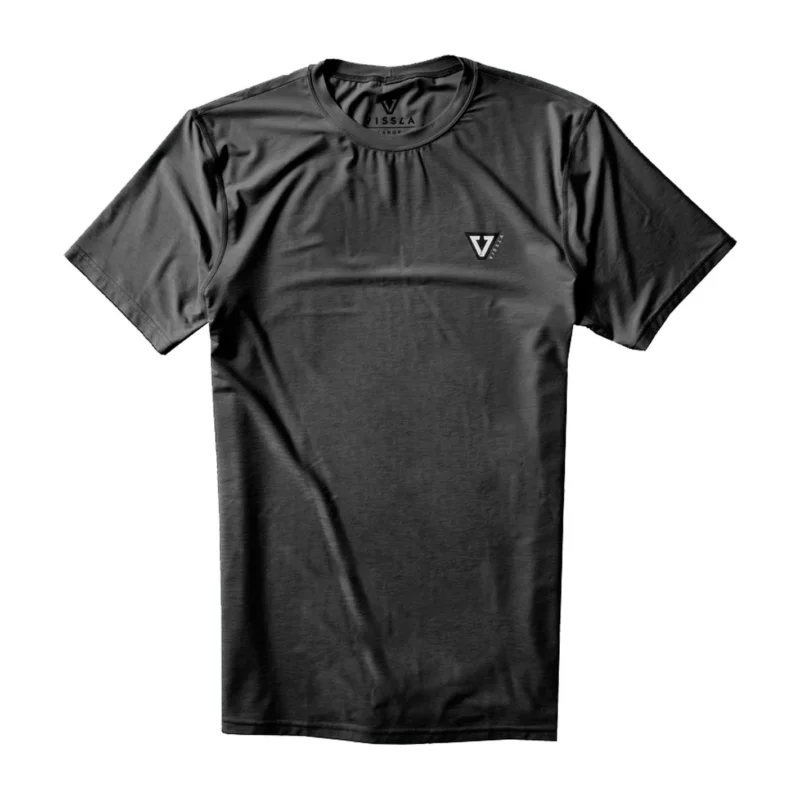 T-Shirt UV Vissla Twisted SS Black Remise