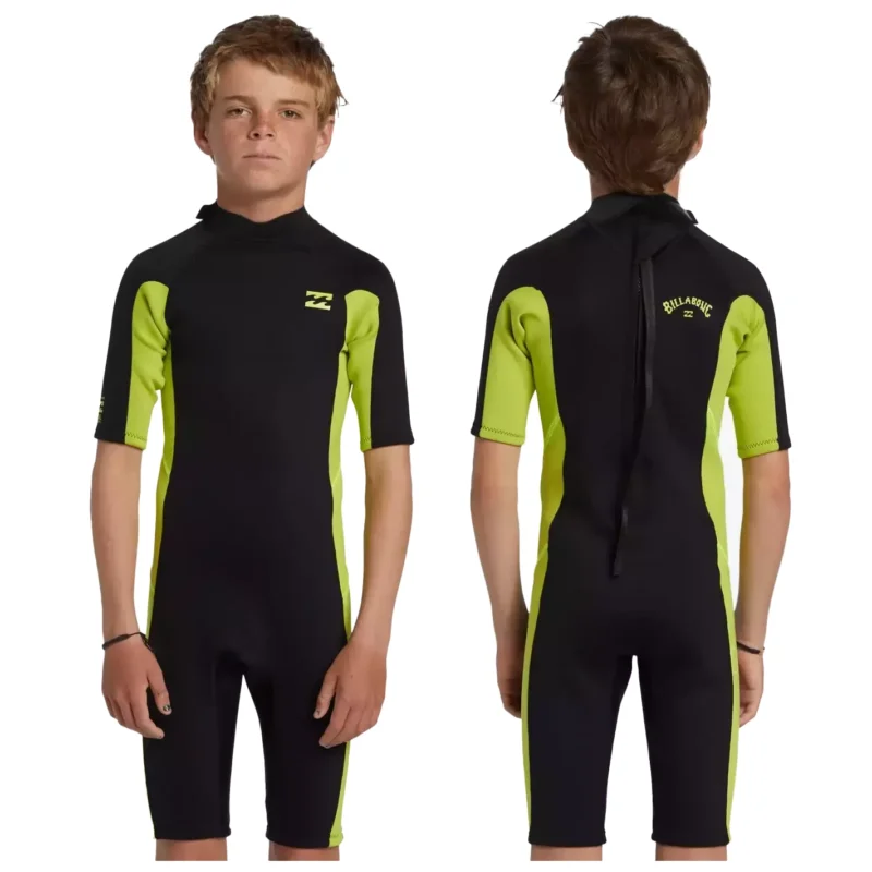 Combinaison Billabong Foil 2/2mm Flat Lock Fluro Lime Bon Plan